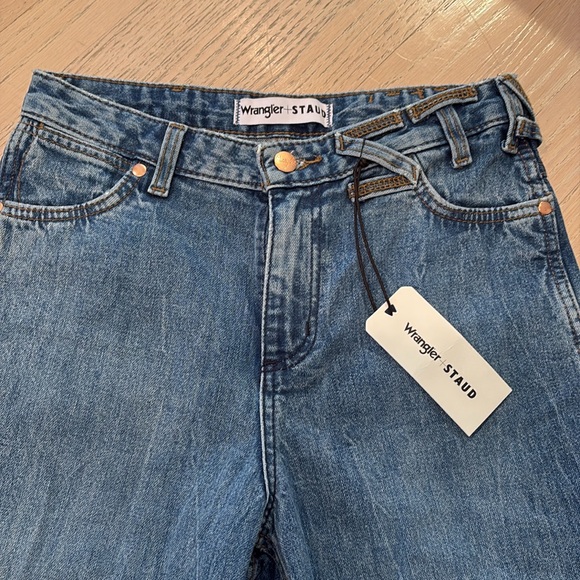 Staud the loose medium wash jeans - Picture 2 of 5